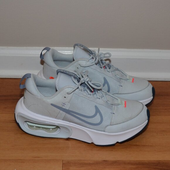 Nike AIR MAX INTRLK NEW Aura/Gray white Athletic Sneakers, sz 8.5 (DQ2904 400) - Picture 5 of 13